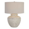 Artifact Aged Stone Table Lamp, by Uttermost, 18" width x 24.5" height x 18" depth thumbnail 1