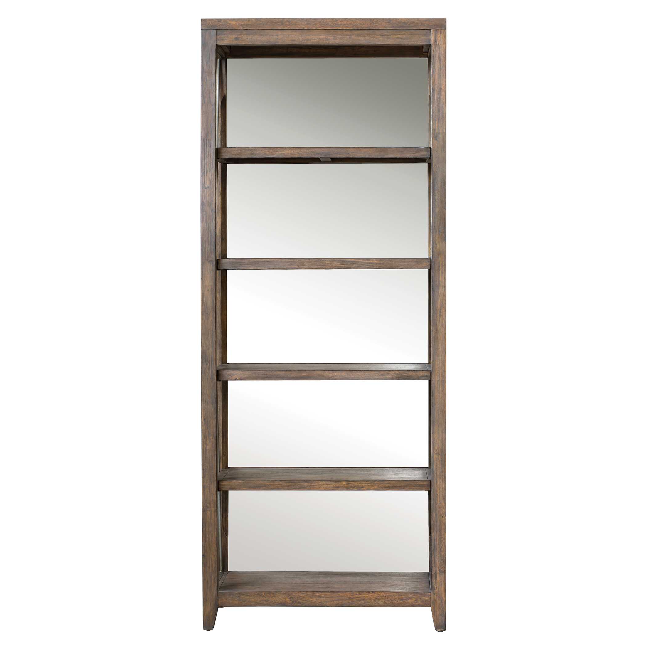 Delancey Weathered Oak Etagere, Furniture by Uttermost, 36" width x 90" height x 18" depth View 4