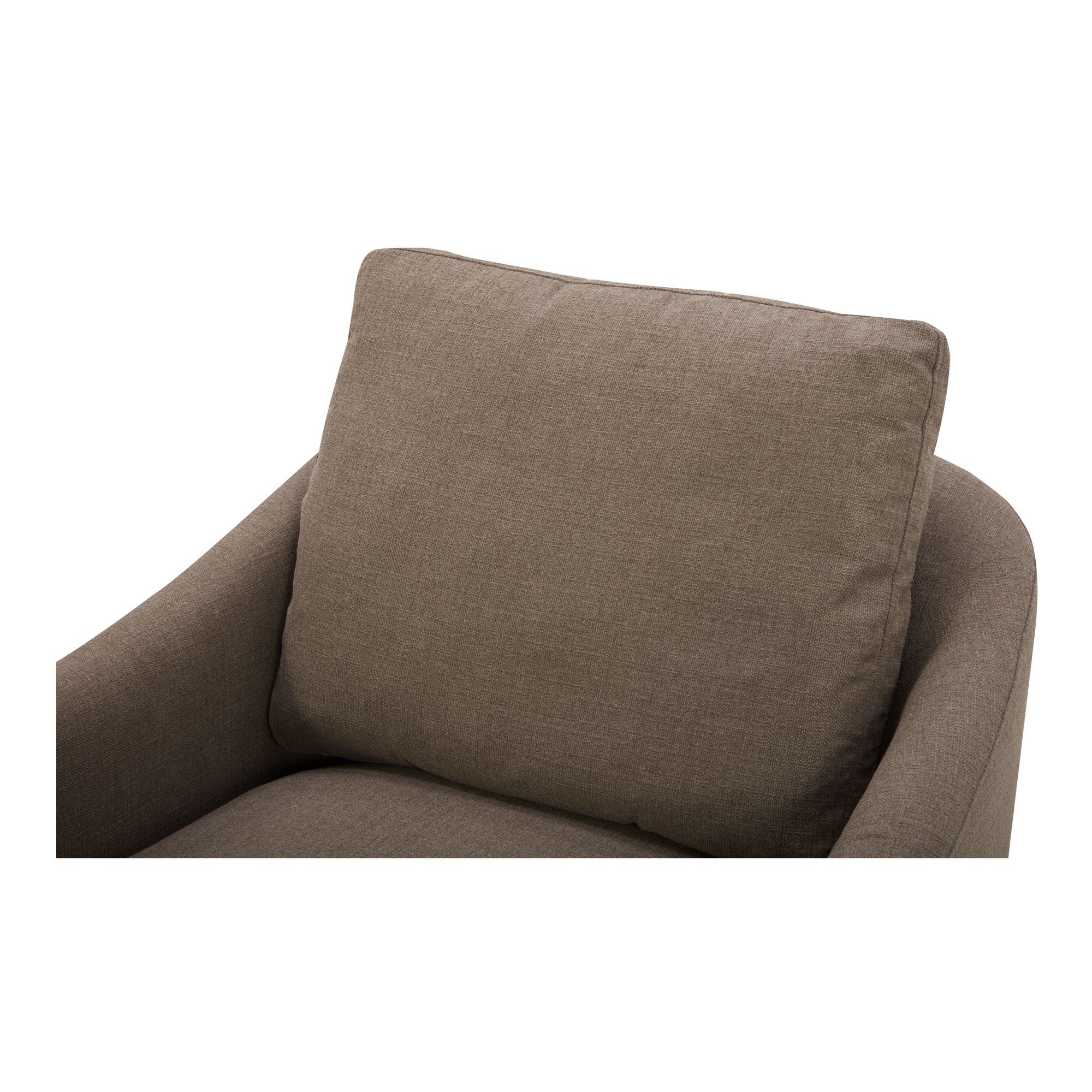Linden Swivel Chair Soft Taupe large image 