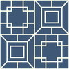 Theorem Blue & White Wallpaper, by York Wall, 33' length x 1'8.5" width x 0.02" depth thumbnail 1
