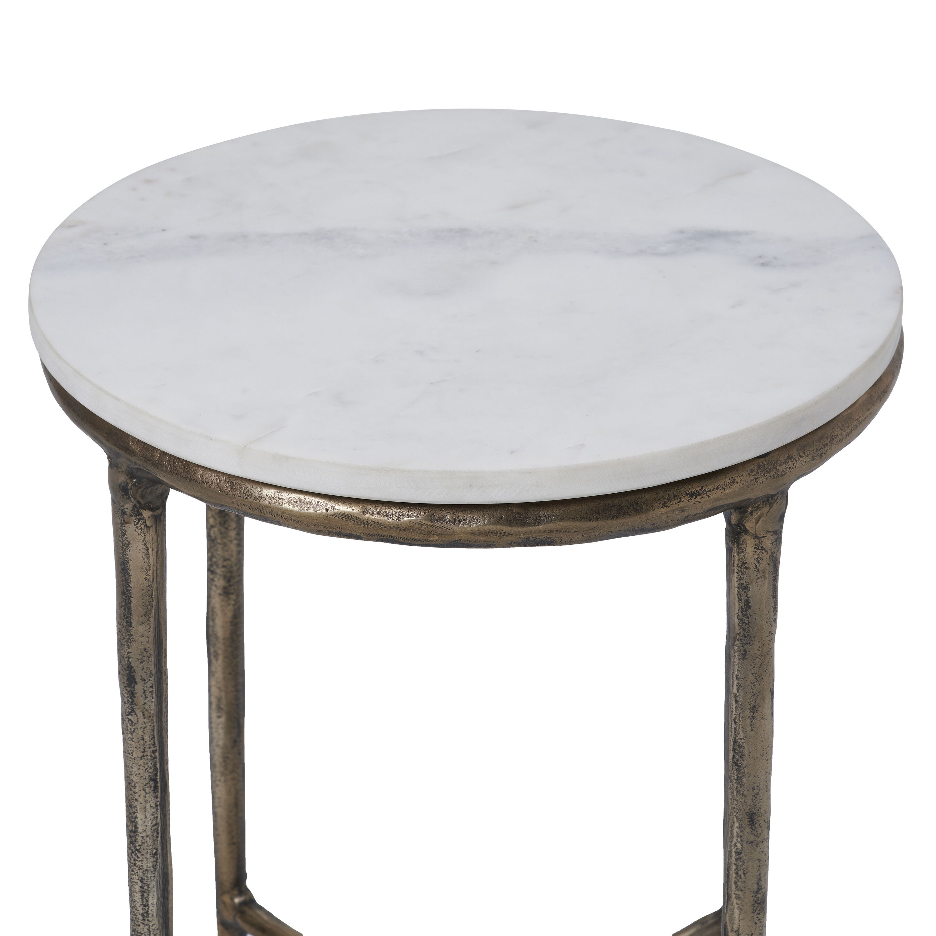 Pearson Side Table, by Renwil, 1'7.7" height x 1'2.9" depth View 2