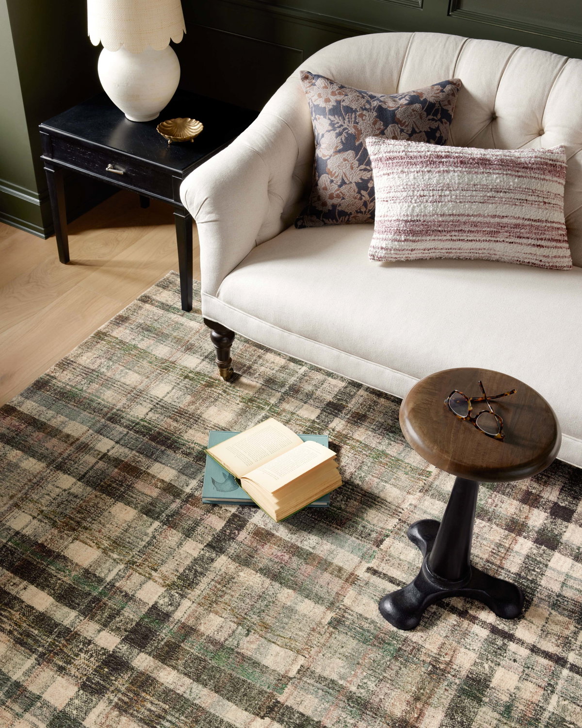 Chris Loves Julia x Loloi Humphrey Rug, 1'6" length x 1'6" width View 3