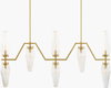 Caelis Chandelier, by Surya, 79" length x 45" width x 12" height thumbnail