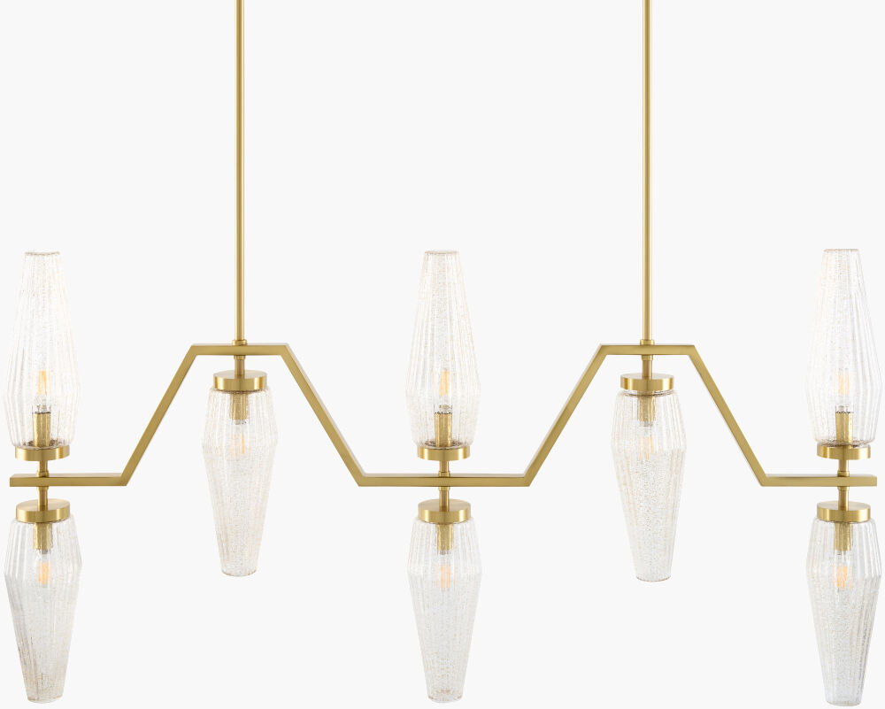 Caelis Chandelier, by Surya, 79" length x 45" width x 12" height