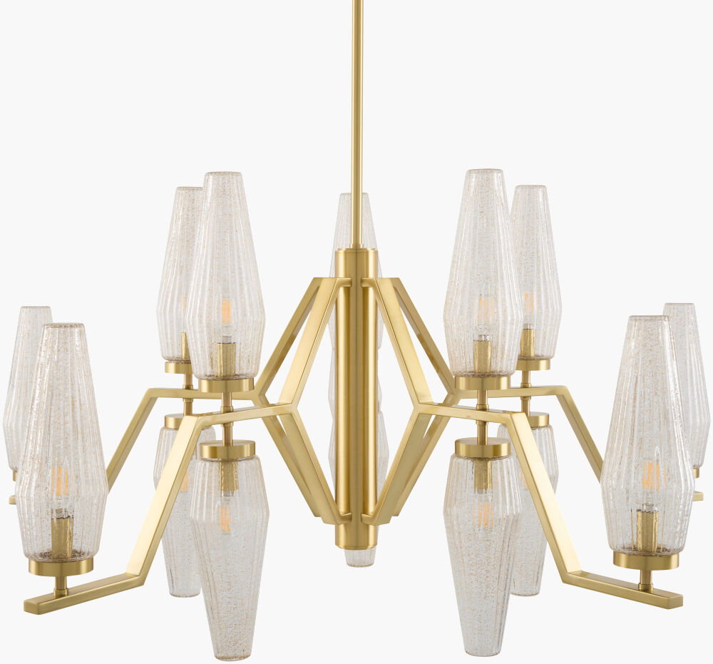 Caelis Chandelier, by Surya, 81" length x 45" width x 23" height