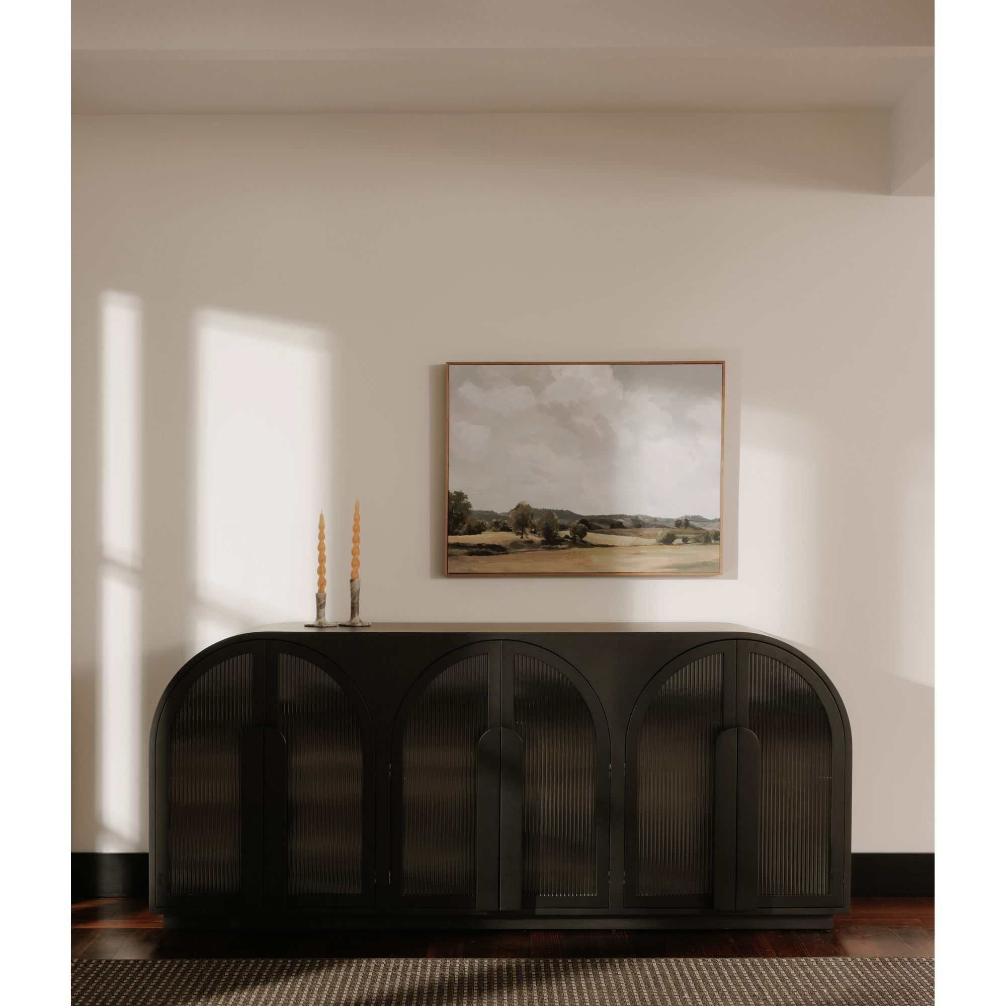 Salone Sideboard Black, Cabinets & Sideboard by Moe's Home, 79" width x 34" height x 18" depth View 11