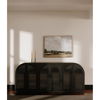 Salone Sideboard Black, Cabinets & Sideboard by Moe's Home, 79" width x 34" height x 18" depth thumbnail 11