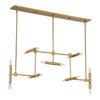 Cadre 14 Light Modern Linear Pendant, by Uttermost, 46" width x 19" height x 8" depth thumbnail 7