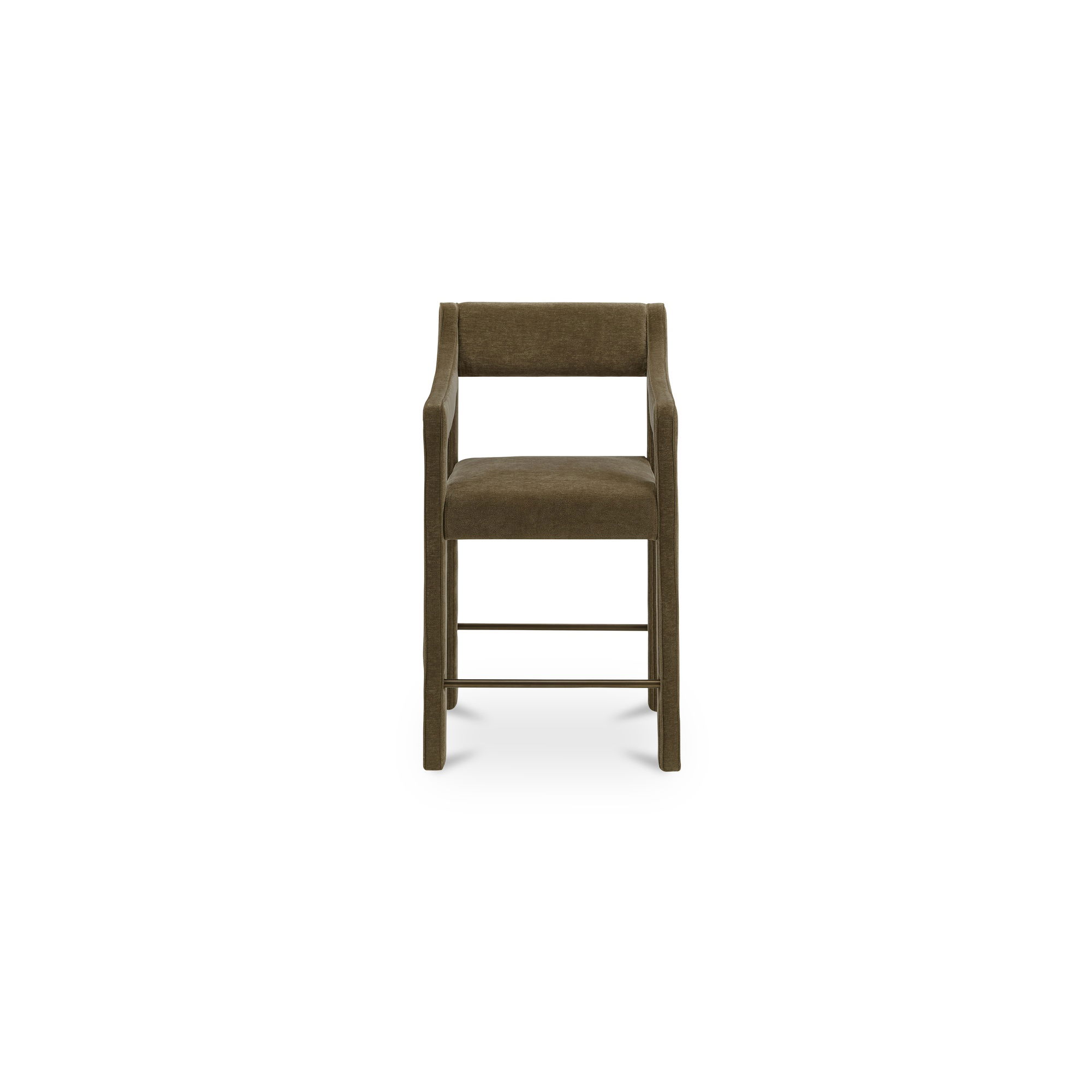 Elise Counter Stool Cedar Green, Counter & Bar Stool by Moe's Home, 22" width x 39.4" height x 22.4" depth View 1