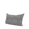 Jolie Cream with Black Print Linen Lumbar Decorative Pillow Cover, by Mercana, 14" length x 26" width x 0.2" height thumbnail 1