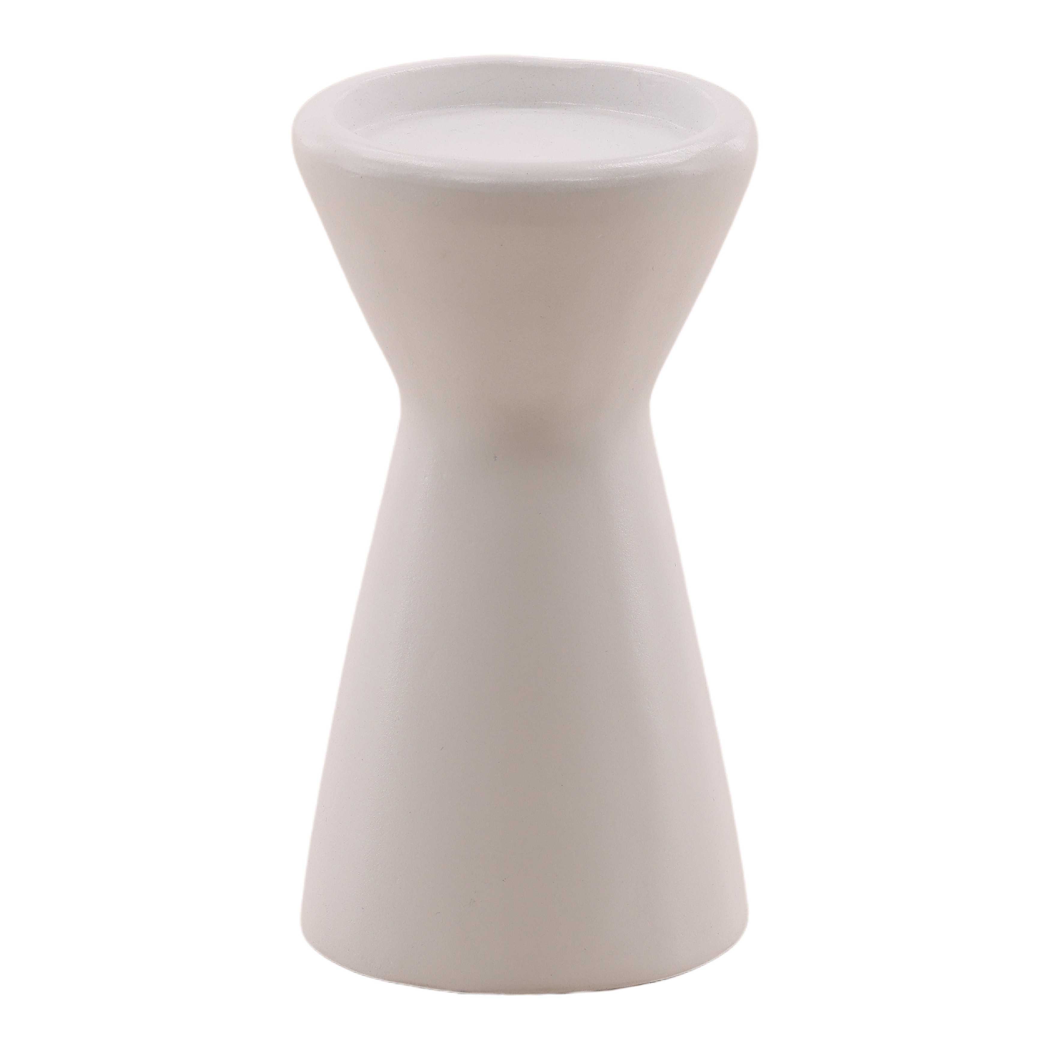 Ula Outdoor Candle Holder White Small large image 