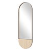 Russo Travertine Tall Oval Mirror, by Uttermost, 19.87" width x 59" height x 1.87" depth thumbnail 5