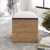 Island Square Straw Accent Stool thumbnail 3