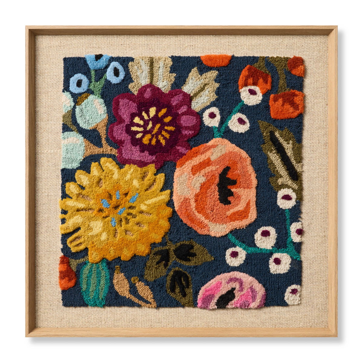 Rifle Paper Co. x Loloi Vintage Blossom 1 Wall Art, Wall Hanging, 31" length x 31" width View 1