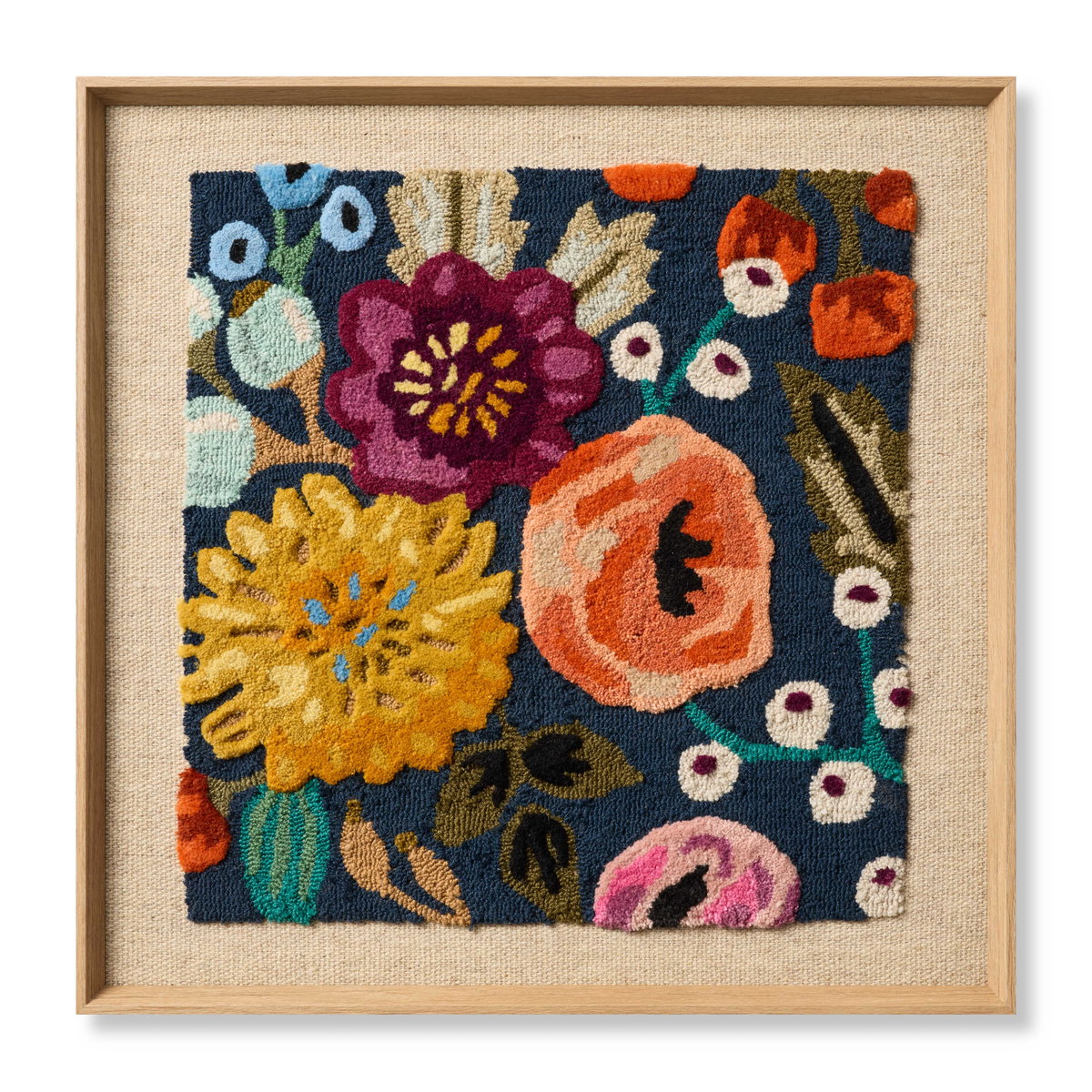 Rifle Paper Co. x Loloi Vintage Blossom 1 Wall Art, Wall Hanging, 31" length x 31" width View 1