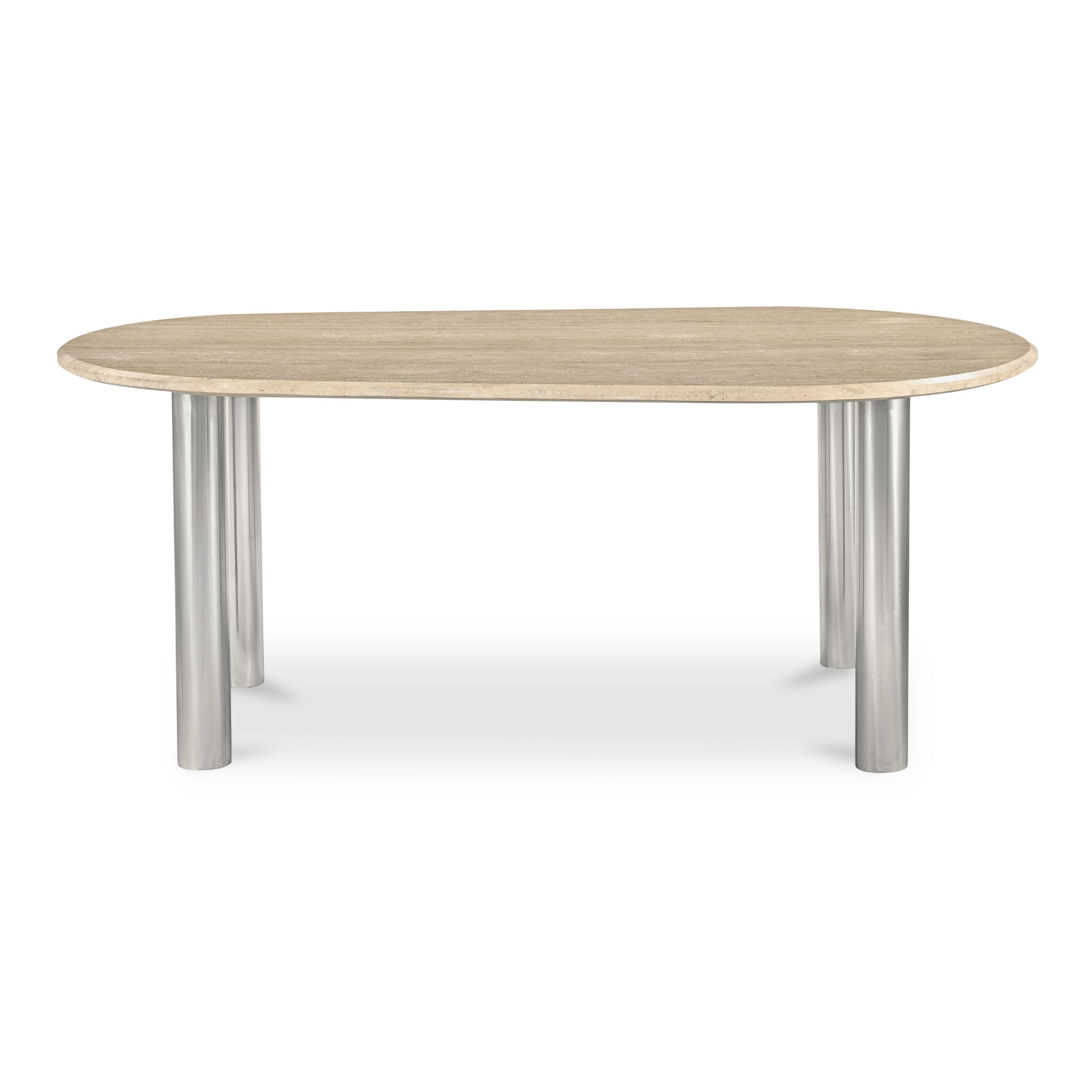 Fia Dining Table Travertine large image 