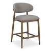 Ellie Counter Stool Light Brown, Counter & Bar Stool by Moe's Home, 19.5" width x 37" height x 22" depth thumbnail 2