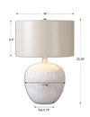 Georgios Textured Ceramic Lamp thumbnail 2