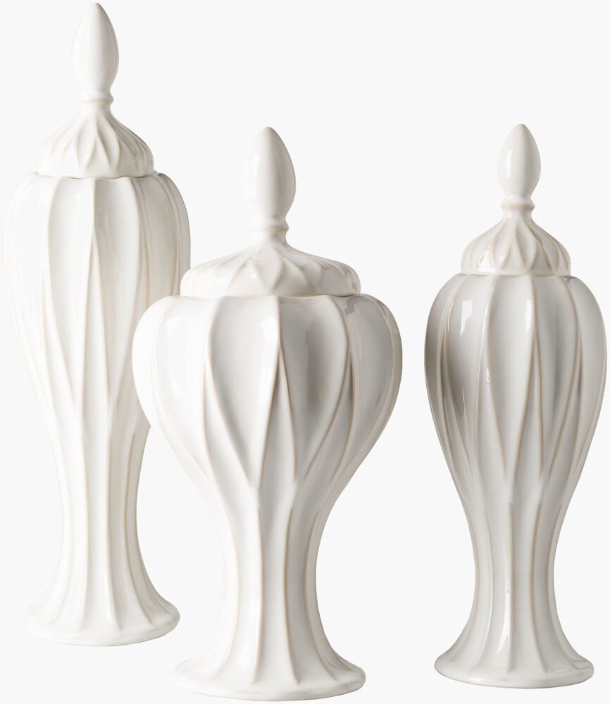 Answorth Bottle/Jar, Decorative Jar by Surya, 6" width x 18" height