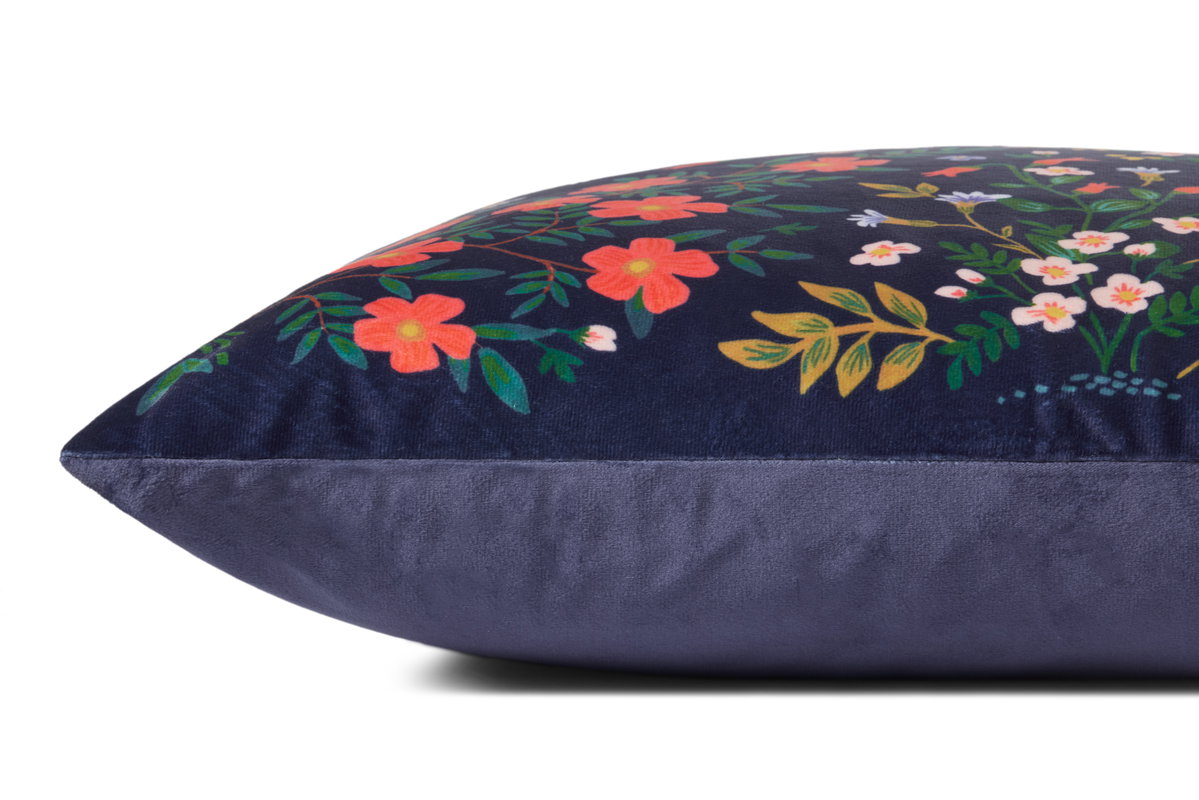 Rifle Paper Co. x Loloi No Name Pillow, Decorative Pillow, 22" length x 22" width View 3