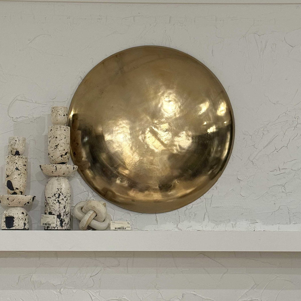Bombay Outdoor Gold Wall Art, Sculptural Wall Art by Uttermost, 31.5" width x 31.5" height x 3" depth View 2