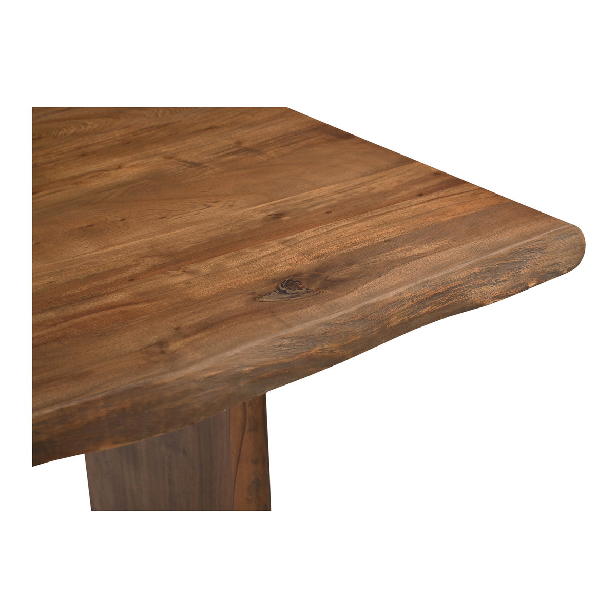 Lila Large Dining Table Brown, by Moe's Home, 98" width x 30" height x 40" depth View 3