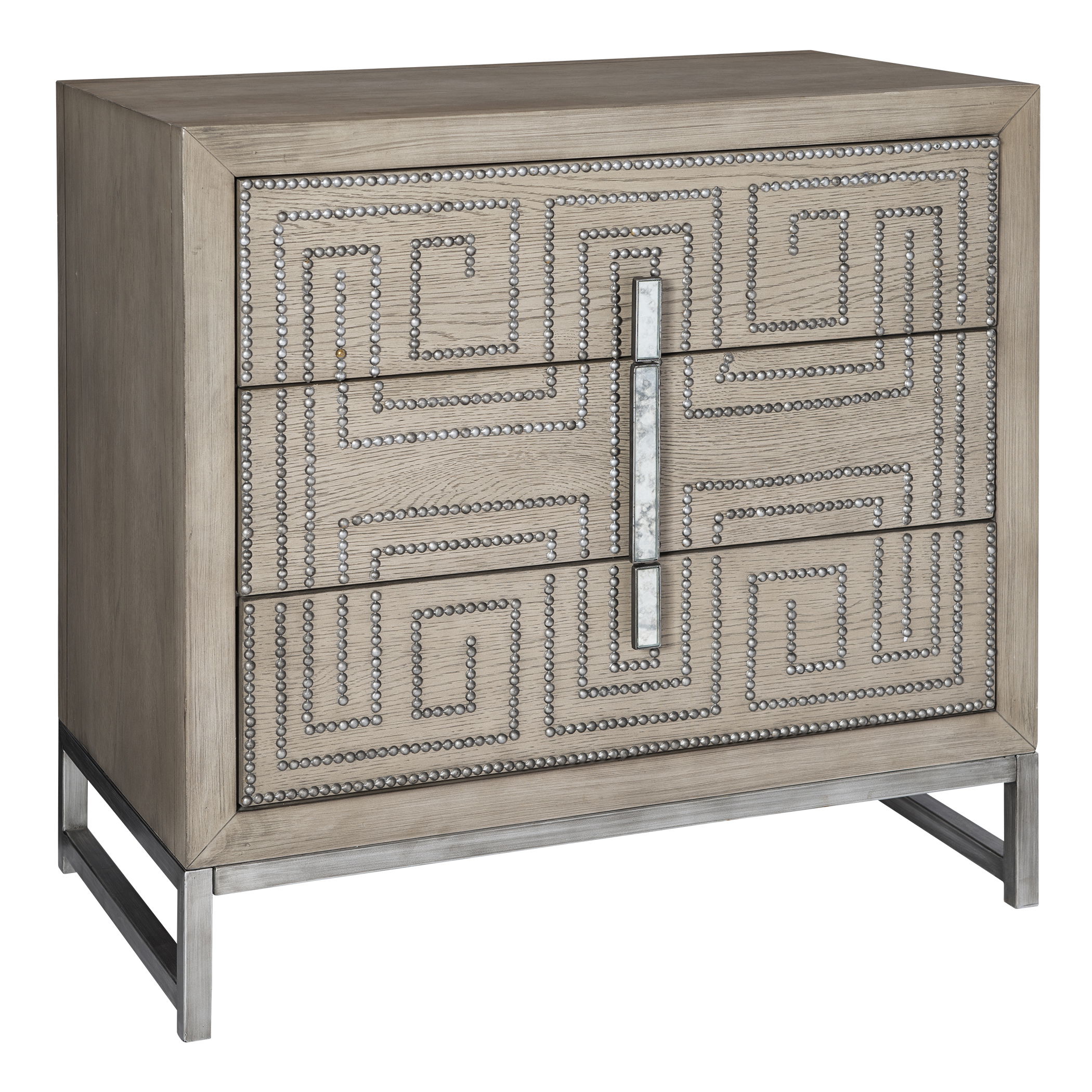 Devya Gray Oak Accent Chest large image 