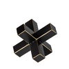 Abel (Small) 8L x 7W Black Metal Jack with Gold Accents thumbnail 0