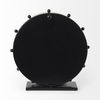 Marian  Black Studded Round Table Clock, by Mercana, 11.02" length x 3.15" width x 11.02" height thumbnail 8