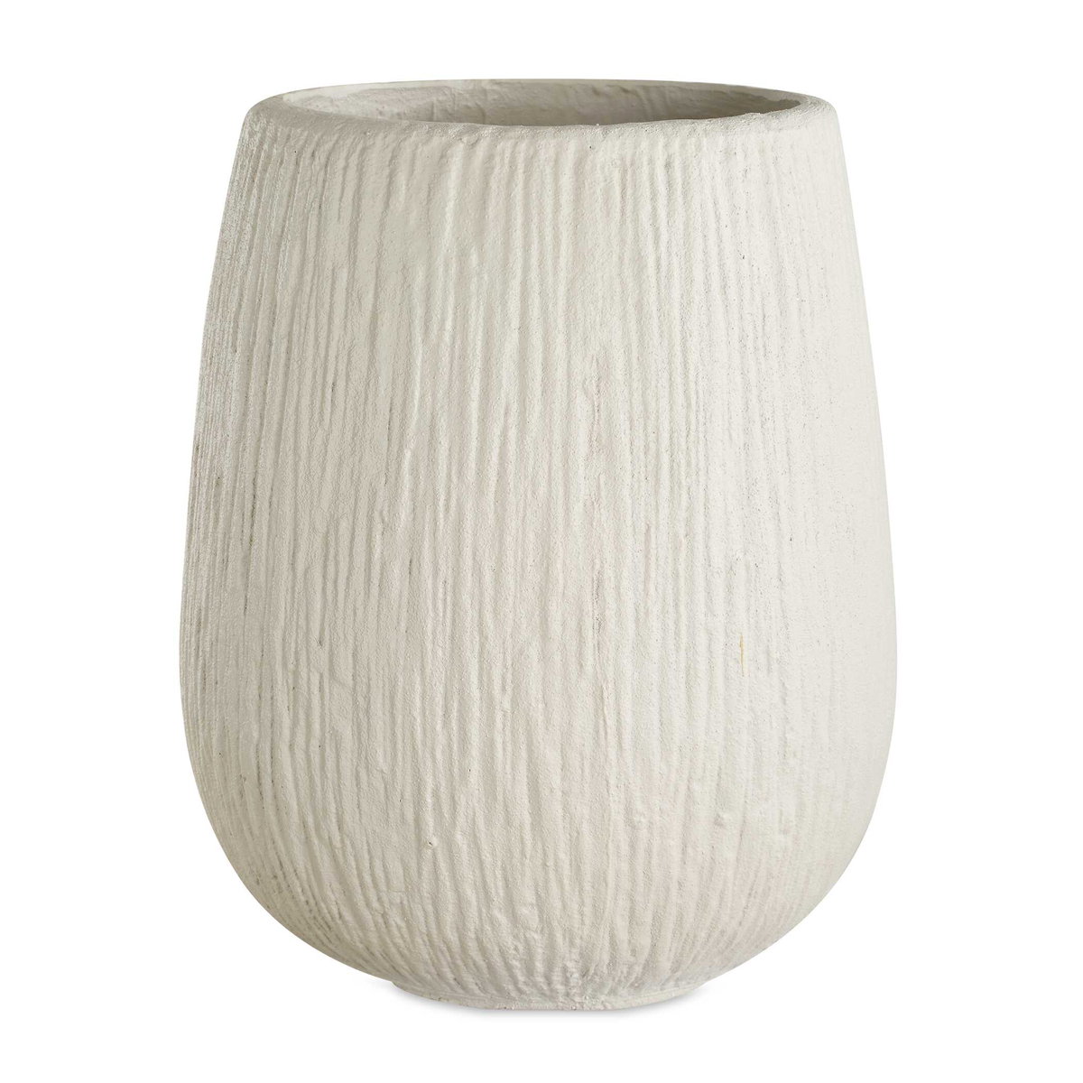 Rustic Ridge Off-White Outdoor Planter, by Uttermost, 13.5" width x 16.37" height x 13.5" depth View 1