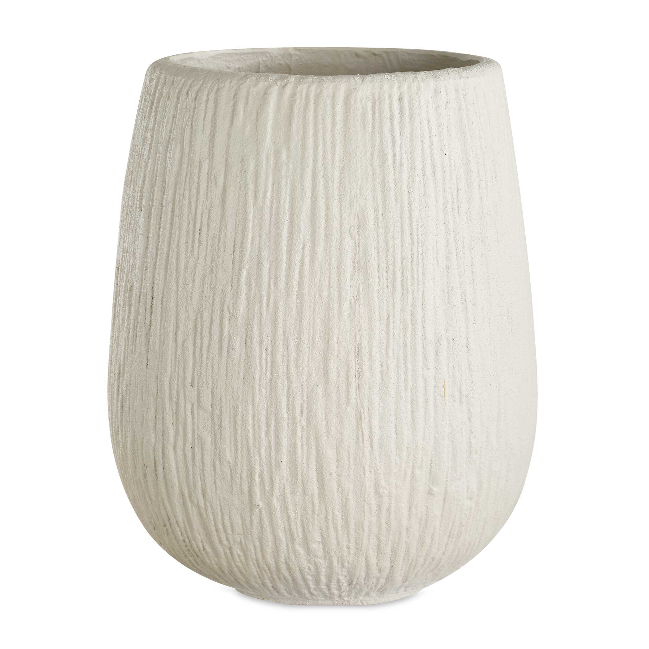 Rustic Ridge Off-White Outdoor Planter large image 