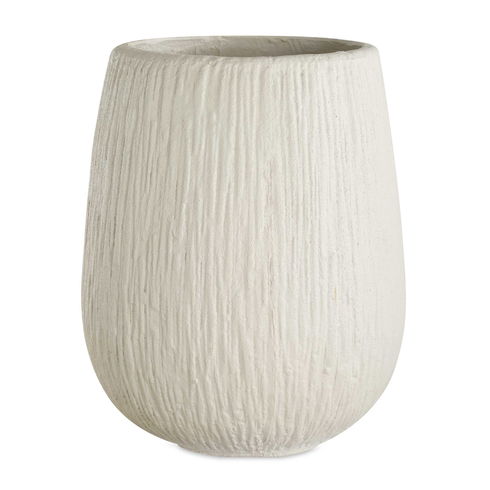 Rustic Ridge Off-White Outdoor Planter