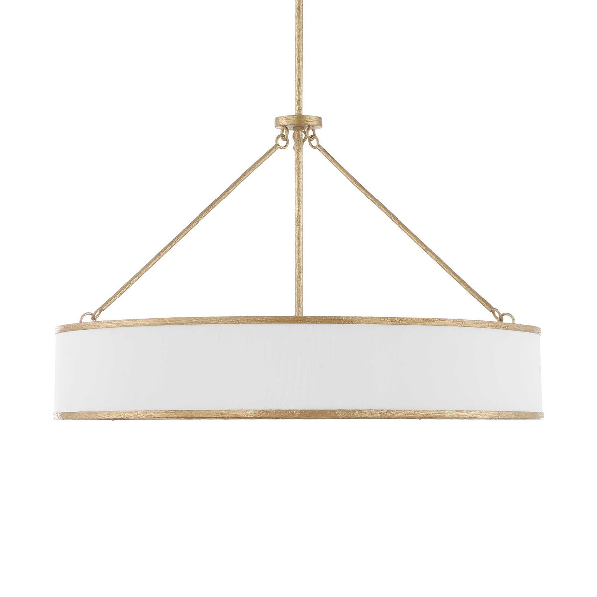 Algiers 8 Light Drum Pendant, by Uttermost, 19" height x 30" diameter View 7