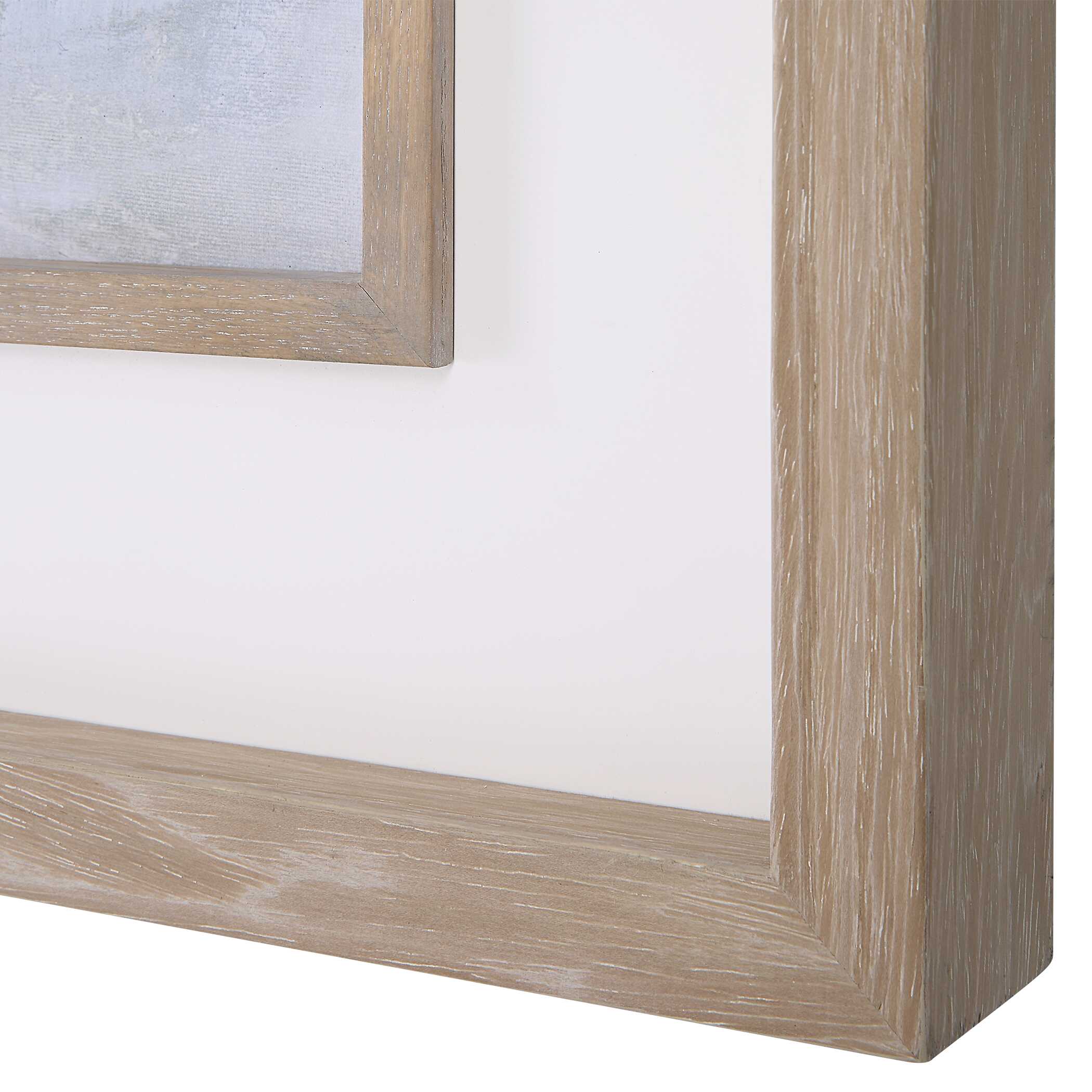 Misty Moonlight Abstract Framed Print large image 