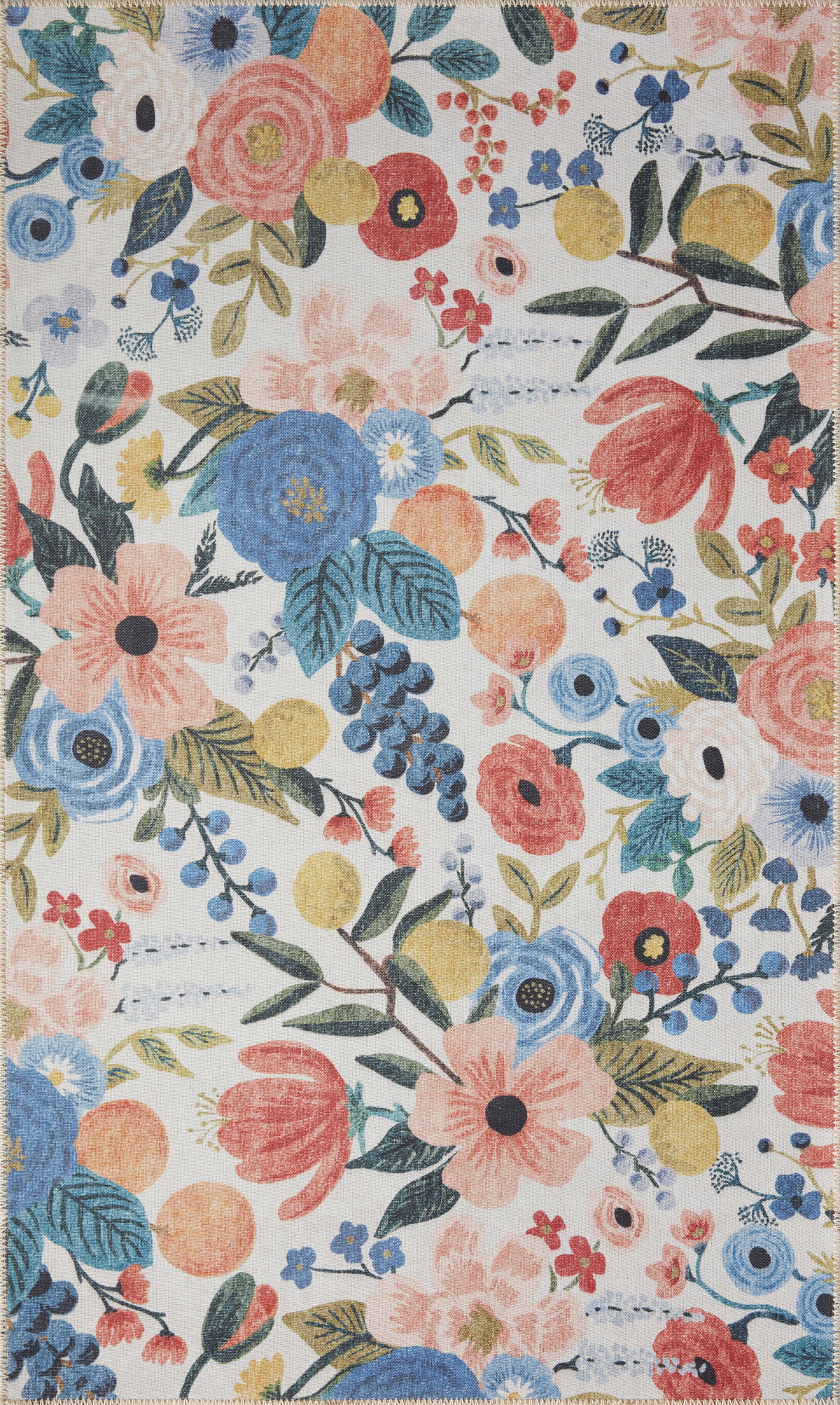 Rifle Paper Co. x Loloi Atelier Rug, 2' length x 5' width