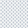French Scallop Blue Wallpaper, by York Wall, 33' length x 1'8.5" width x 0.02" depth thumbnail