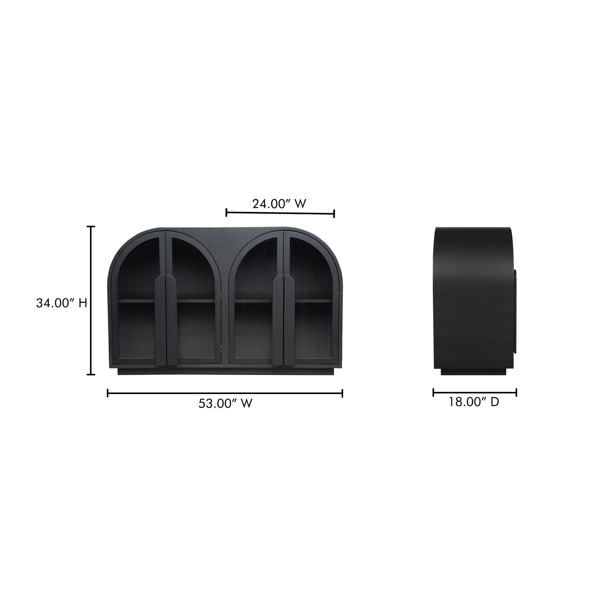 Salone Cabinet Black large image 