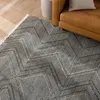 Galexia Handmade Tribal Black/ Cream Area Rug (8'X10') thumbnail 1