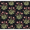 Meadow Flowers Black & Rose Gold Metallic Wallpaper thumbnail 1