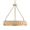 Ladakh 9 Light Round Wicker Pendant, by Uttermost, 28" width x 27" height x 28" diameter thumbnail 7