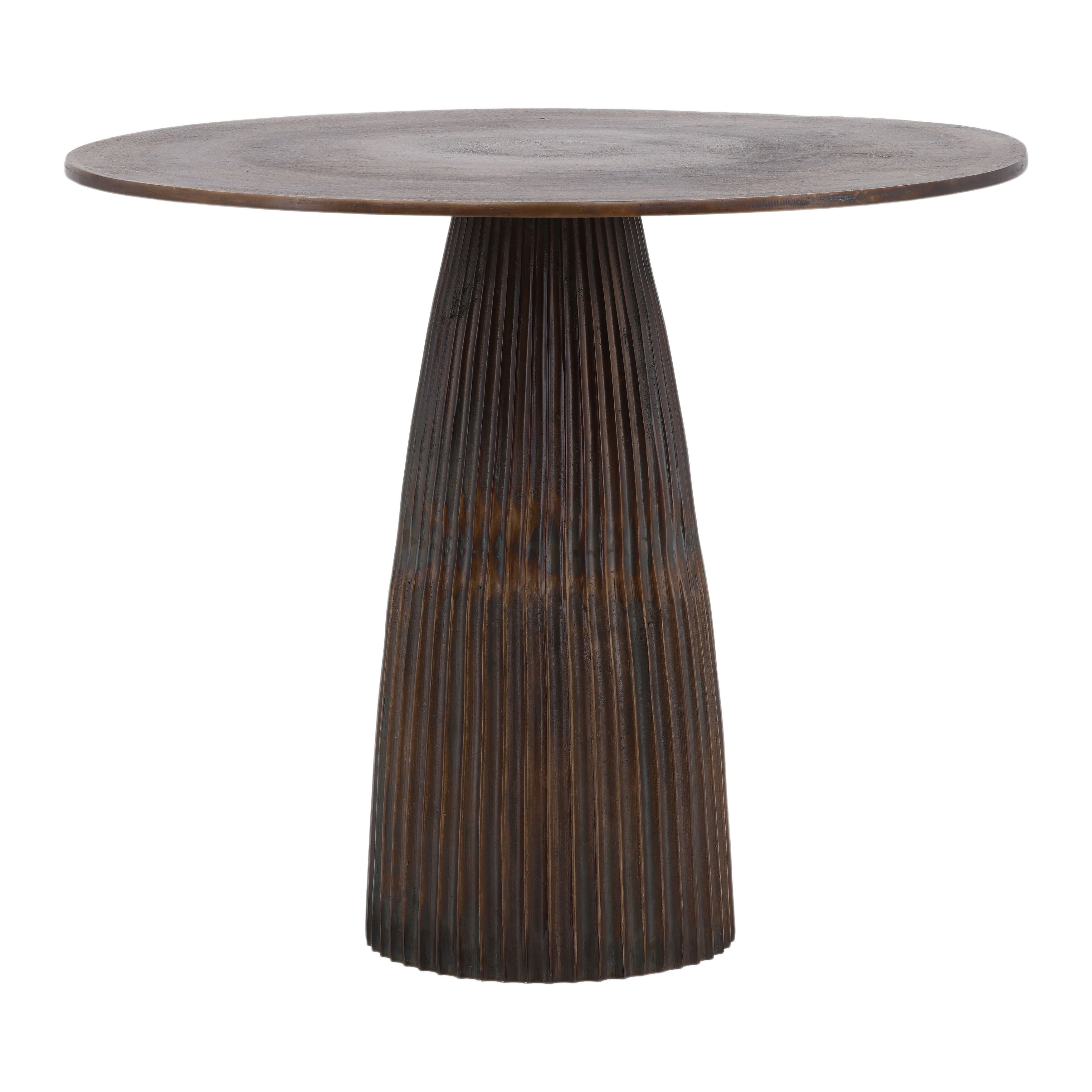 Aramis Bistro Table Bronze, Dining Table by Dovetail, 35" width x 30" height x 35" depth View 1