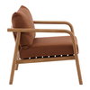 Aimee Outdoor Occasional Chair Sienna, Accent Chair by Dovetail, 27.67" width x 31.53" height x 33.19" depth thumbnail 3