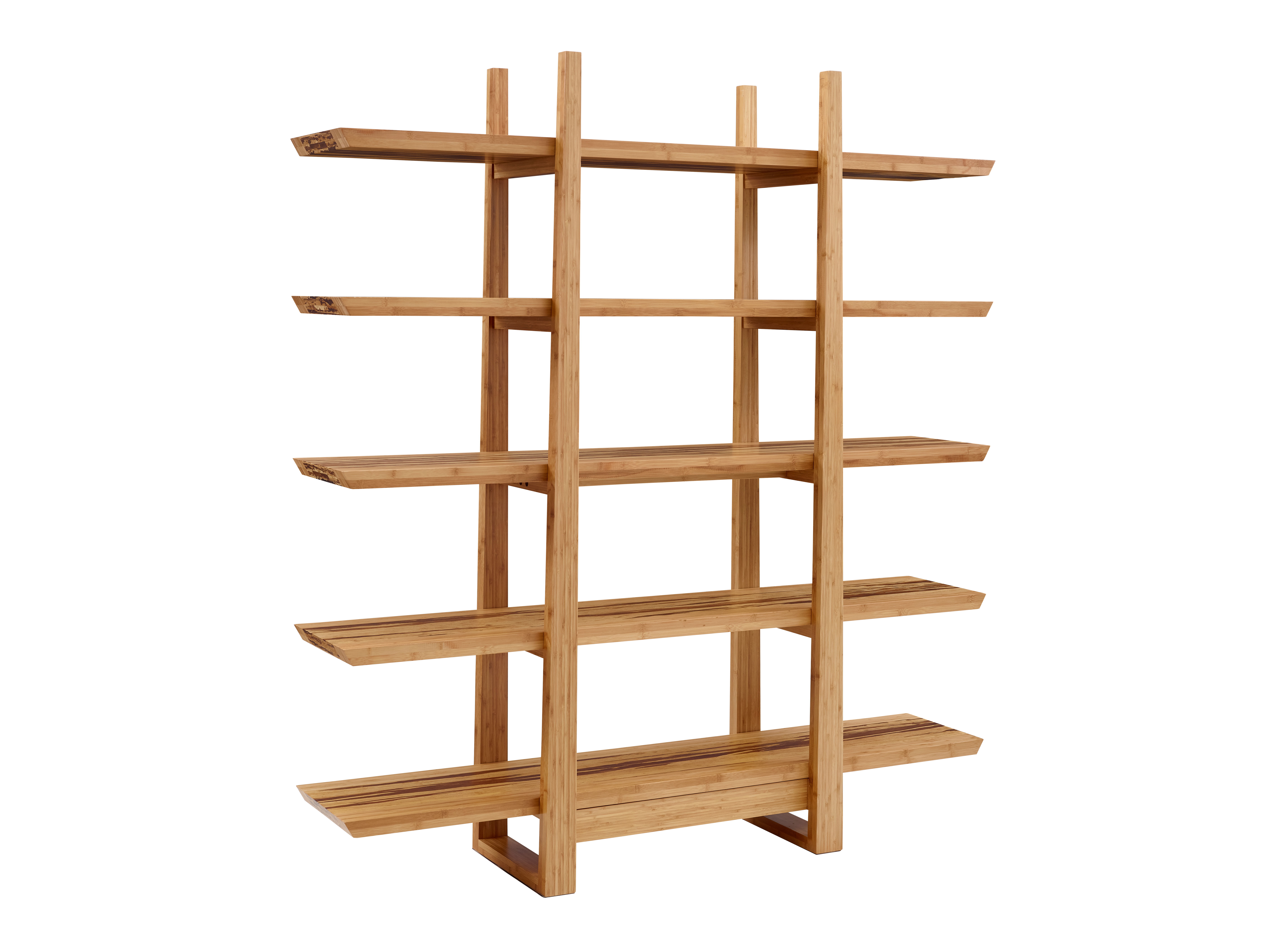 Magnolia Shelf, Exotic, Shelving & Bookcase by Greenington, 16" length x 66" width x 72" height View 8