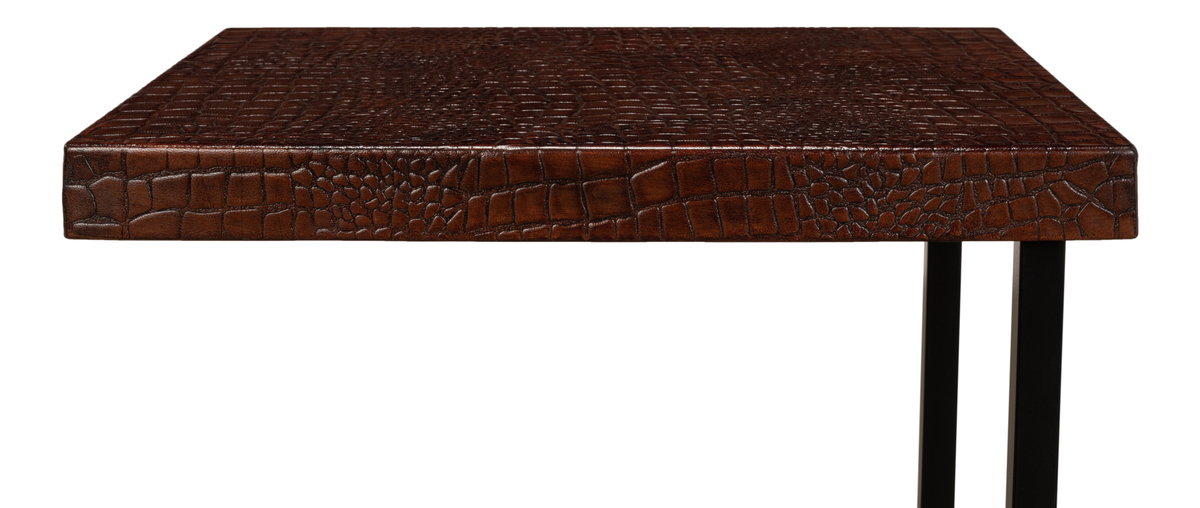 Apple Orchard Laptop Table, by Sarreid, 1'2" length x 1'6" width x 2'3" height View 6