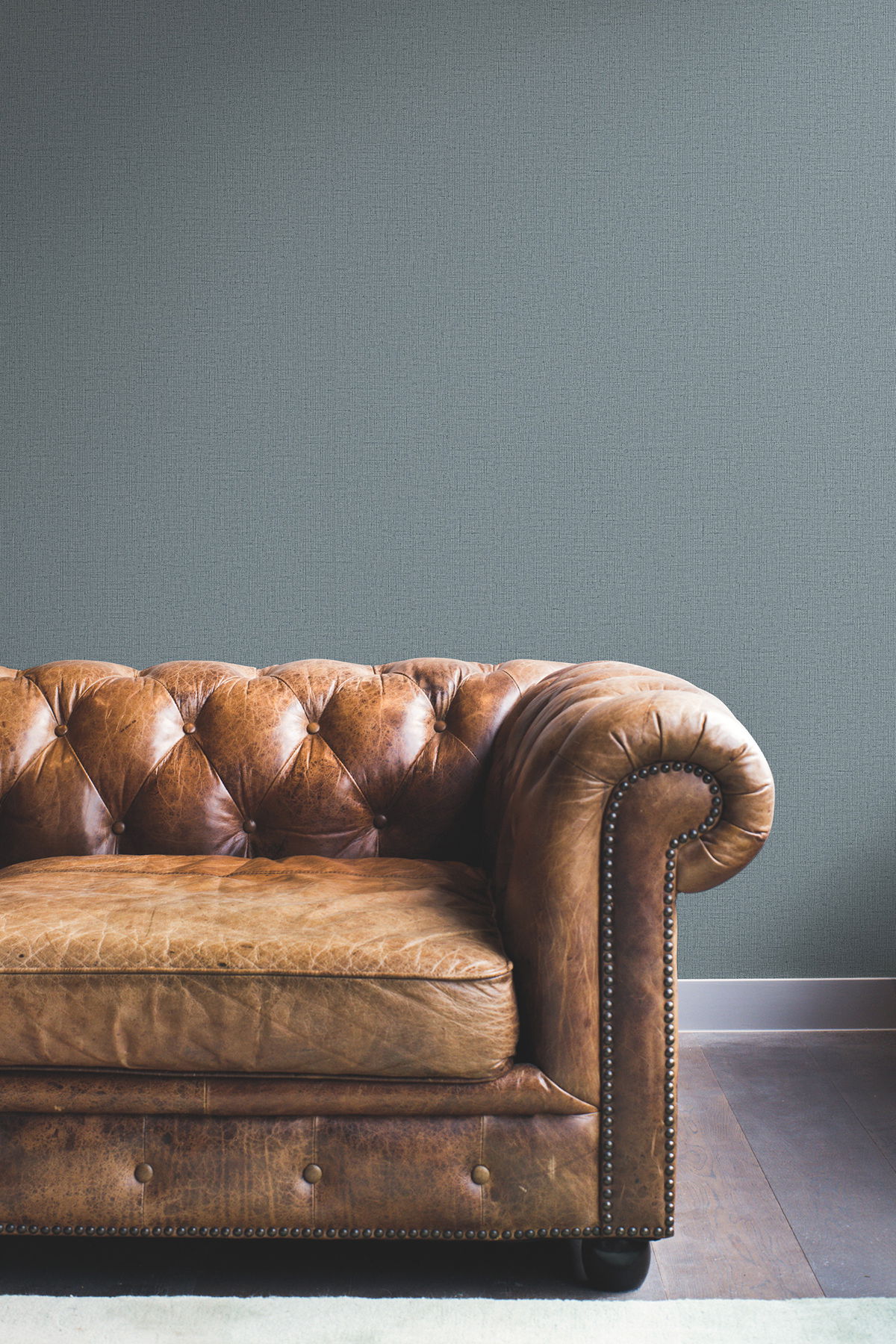 Rugged Linen Juniper Wallpaper large image 