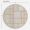 Geometric Round Mirror thumbnail 2