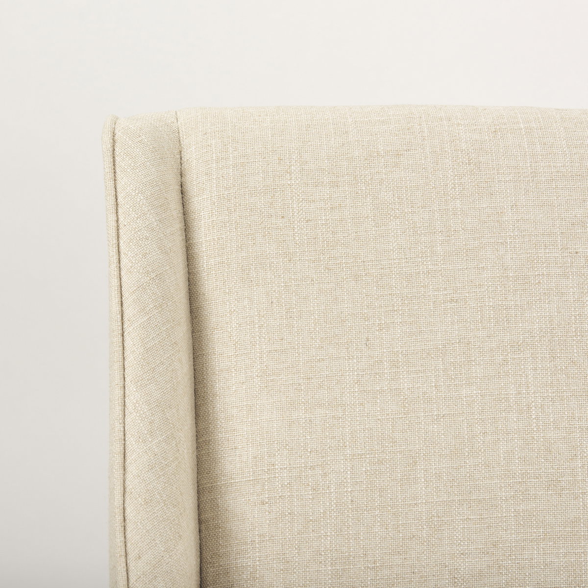 Kensington Cream Fabric Seat Brown Wood Frame Counter Stool, Counter & Bar Stool by Mercana, 20.5" length x 23.5" width x 43" height View 8