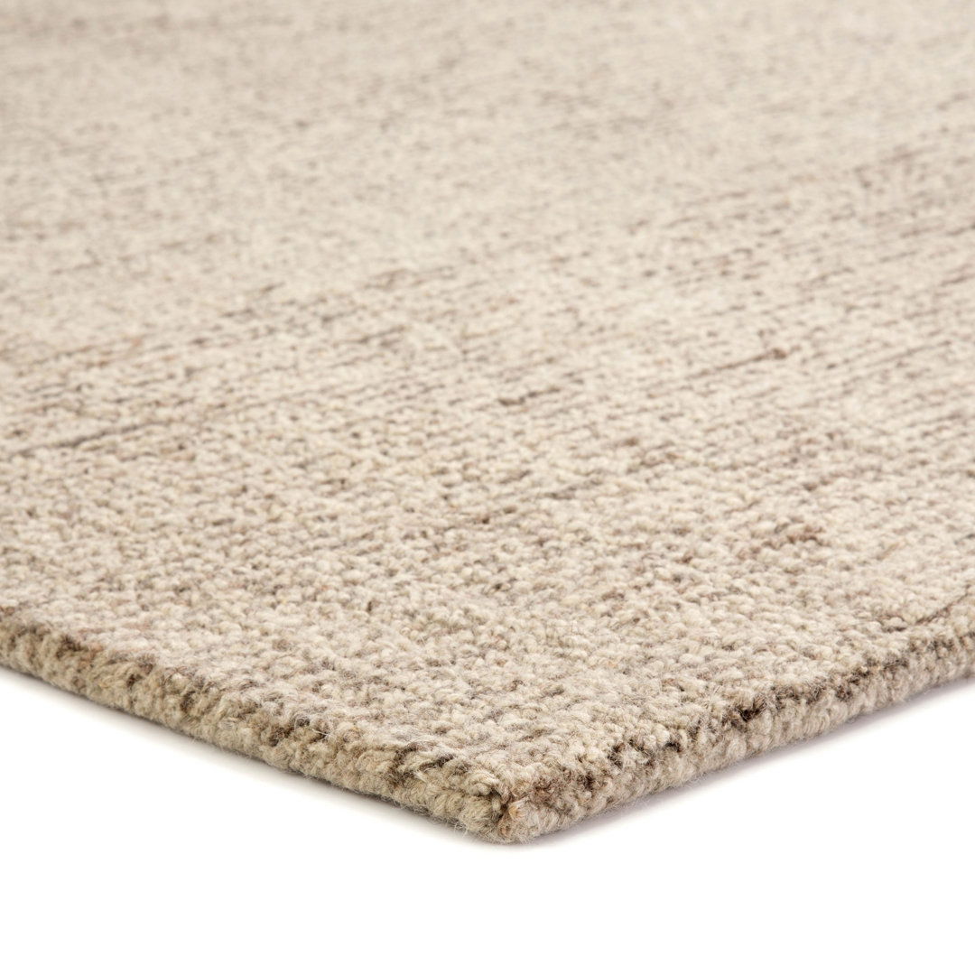 Britta Hand Tufted Wool Ivory/Gray Area Rug large image 