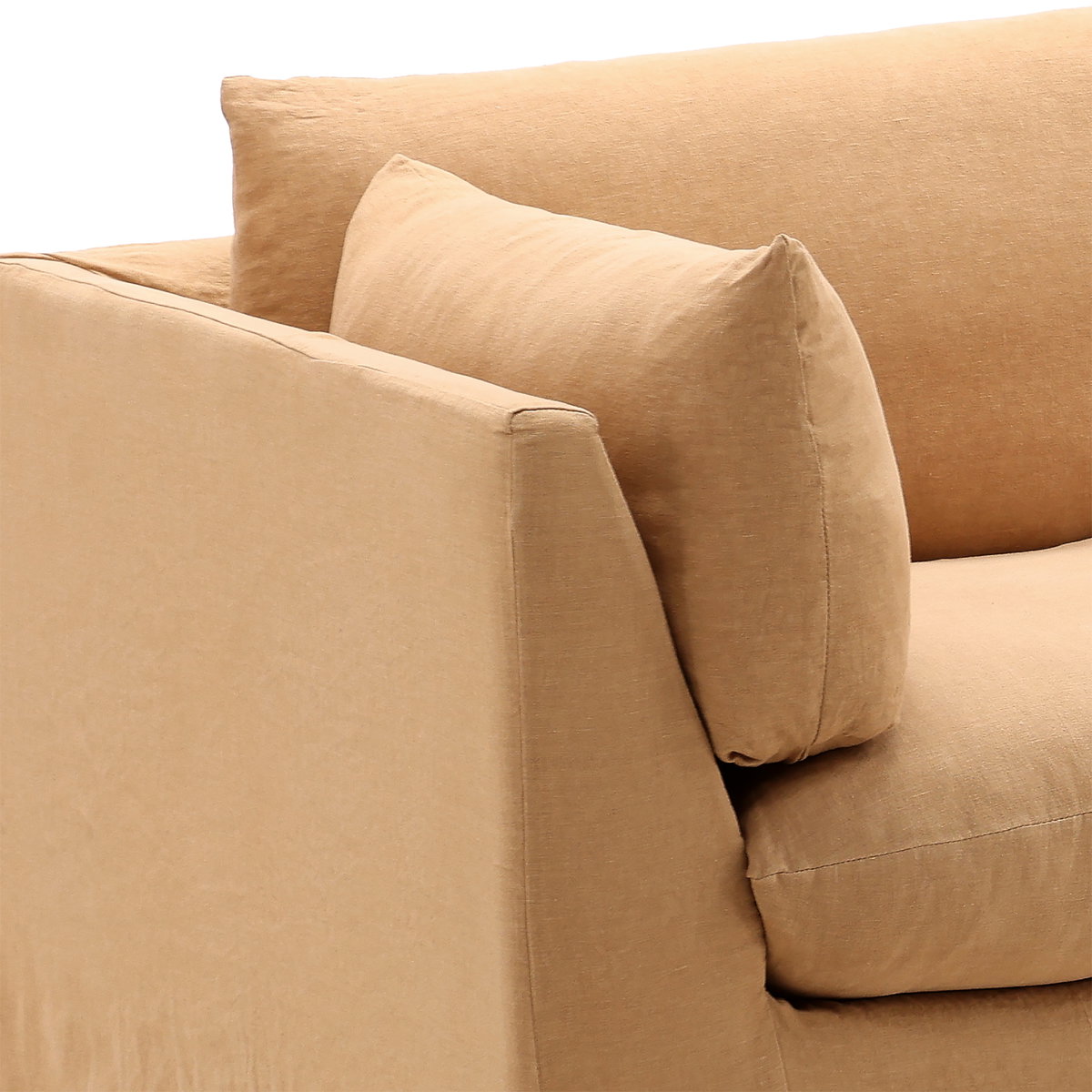 Otis 2 Piece Chaise Sectional Frame RAF, Sofas & Sectional by Dovetail, 123" width x 28.5" height x 64.5" depth View 6