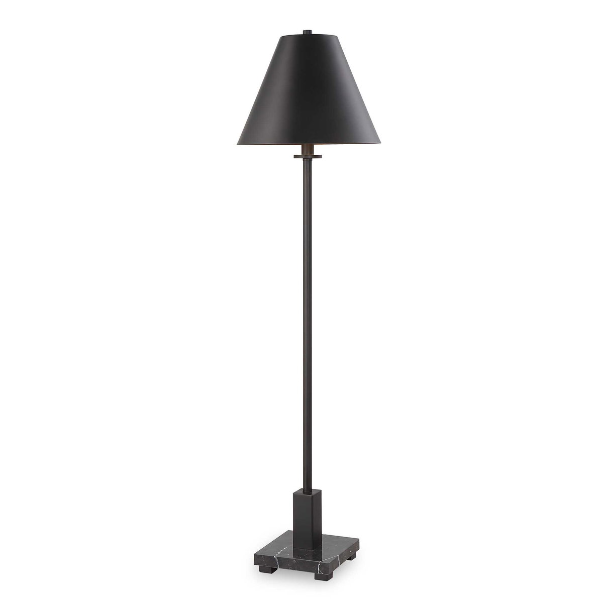 Pilot Black Buffet Lamp, Table Lamp by Uttermost, 10" width x 36.5" height x 10" depth View 1